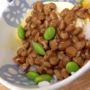 ぬるこり♡納豆ご飯